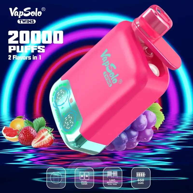 Jak používat VapSolo Twins 20000: Průvodce pro začátečníky k vapingu s dvojí ...