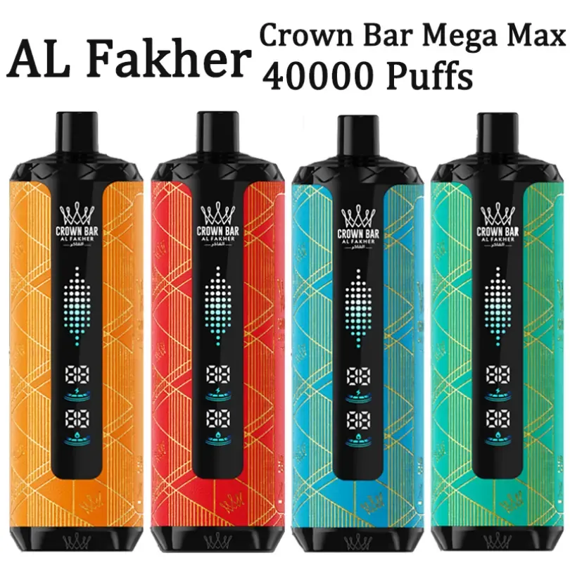 AL Fakher 40K Puffs 40000 Crown Bar Mega Max velkoobchodní jednorázová vapa