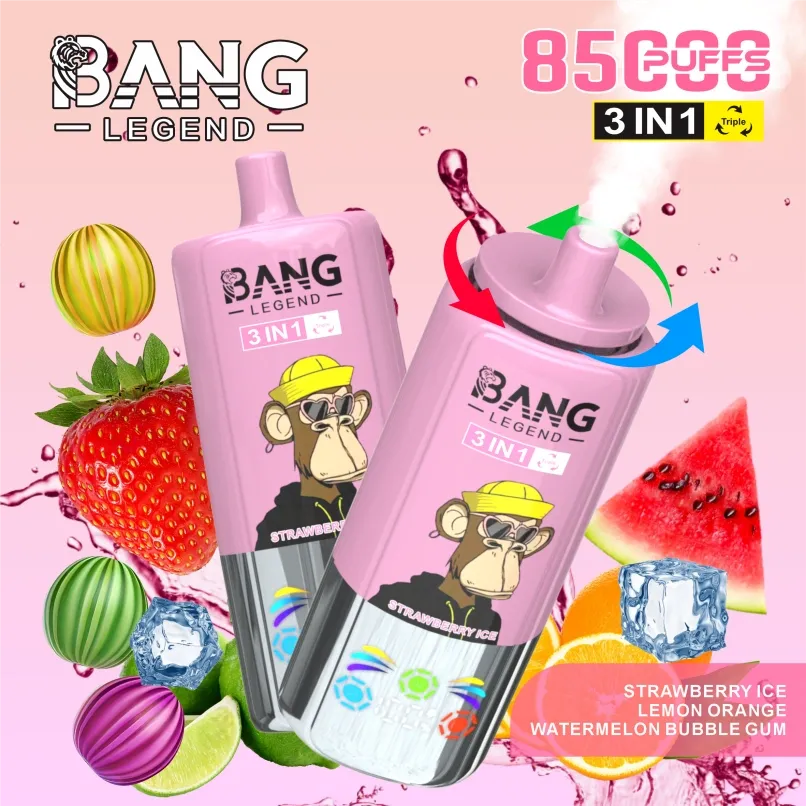 Bang 85000 Puffs 85K Legend 3-v-1 s přepínáním příchutí velkoobchodní vape
