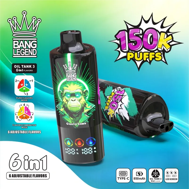 Bang Legend 150K Puffs jednorázové vape velkoobchod