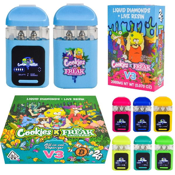 Empty Cookies X Freak Brothers V3 Switch Dual Disposable Vape 2G