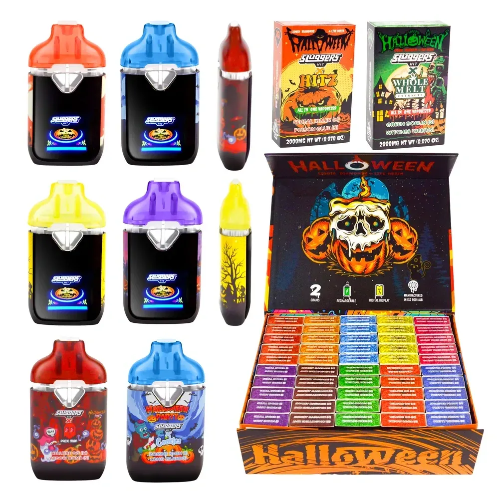 EMPTY Sluggers Hit Halloween 2g jednorázový spínač Vape Pen Dual Flavors