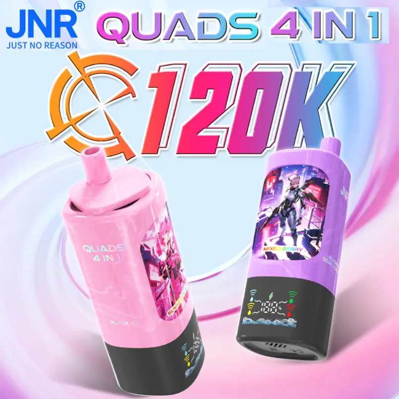 Jednorázová vapka JNR Quads 120K Puffs 4v1