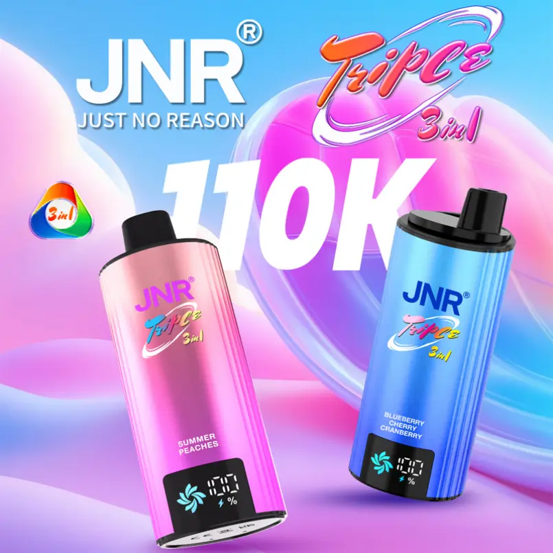 JNR 110K Triple 3-in-1 Vape: Ultimate jednorázové 110 000 potáhnutí